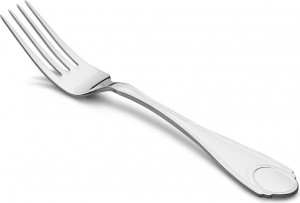 10666735 Русские самоцветы Вилка столовая Русские самоцветы, серебро 925 Серебро 925