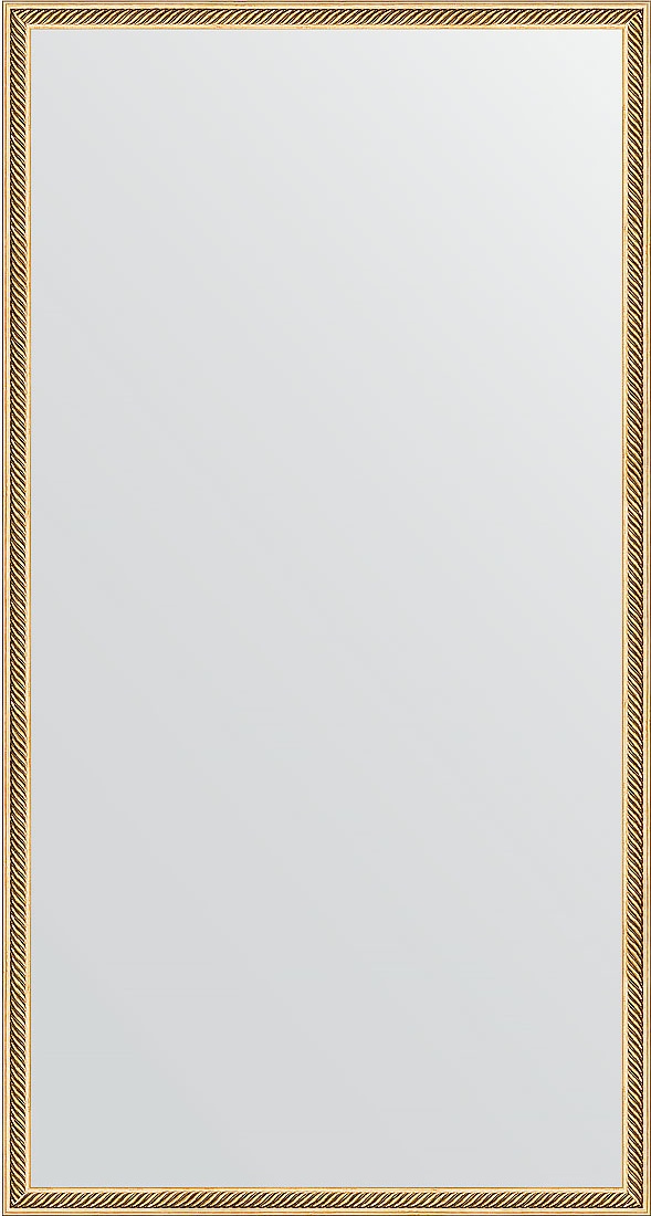 BY 0743 Зеркало в багетной раме - витое золото 28 mm EVOFORM Definite