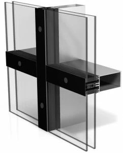 WICONA Структурный фасад со встроенным прижимом Wictec