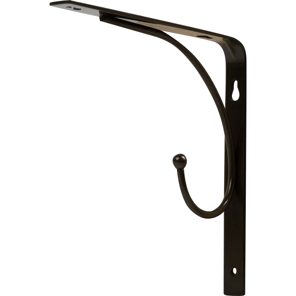 Кронштейн Сван 20х20 см нагрузка до 20 кг цвет бронза LARVIJ STLM-2090543