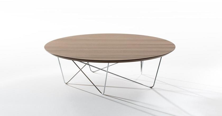 Kendo Mobiliario Низкий круглый лакированный журнальный столик sun-id-1430130 - Вид №5