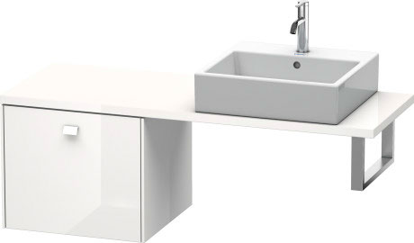 BR512209191 Brioso Шкафчик для компактной консоли Серо-коричневый декор Duravit - Вид №2