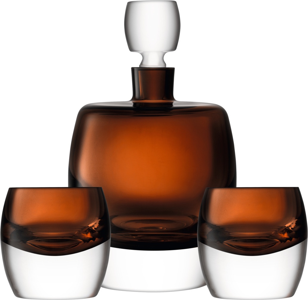 10656147 LSA International Набор для виски LSA International, "Whisky Club", коричневый Стекло 