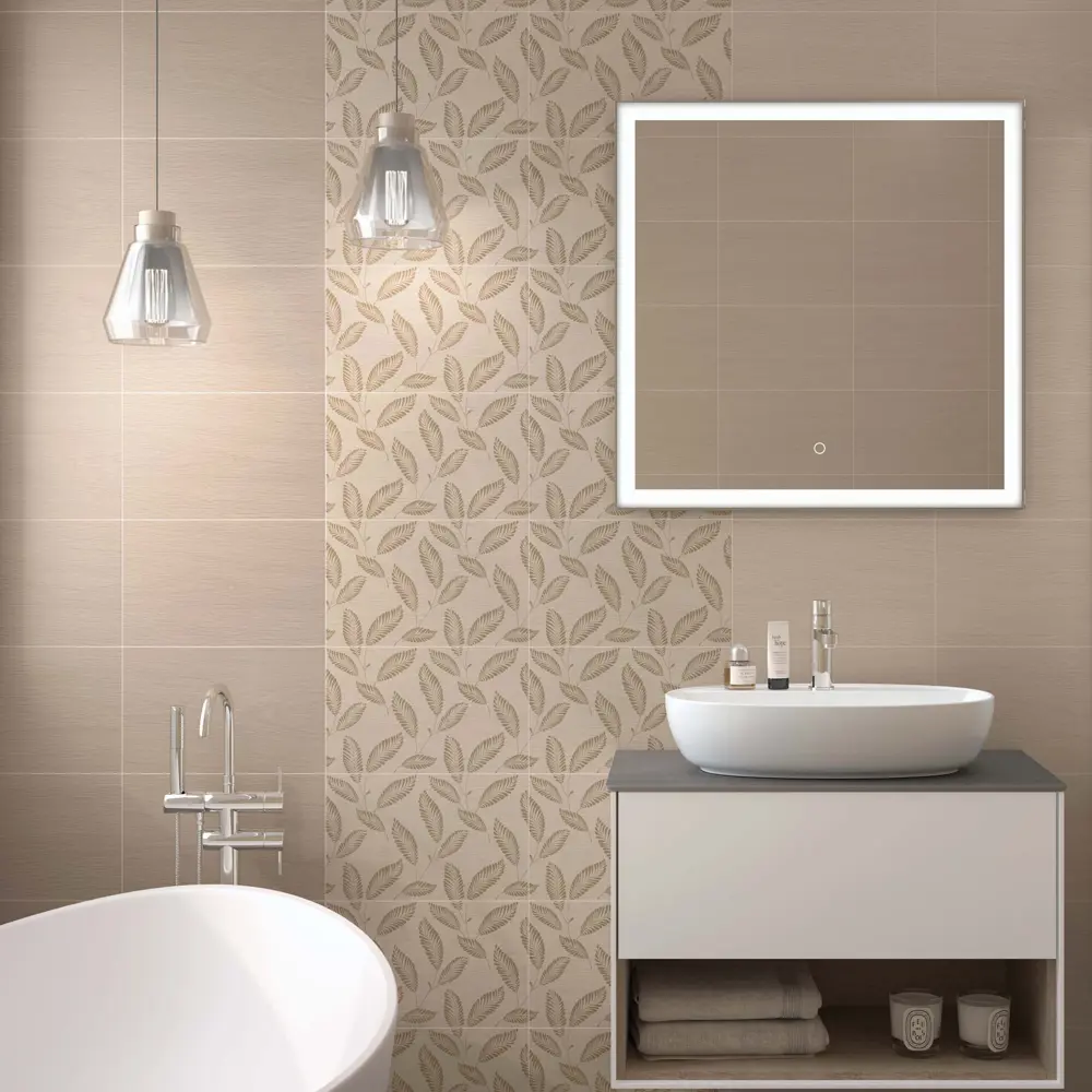 Плитка настенная Kerama Marazzi Авеллино 25x40 см 1.1 м² цвет светло-бежевый Авеллано STLM-2054304
