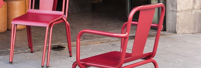 iSimar Садовый стул из алюминия с подлокотниками Napoles 8043 - Вид №1