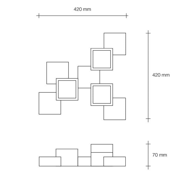 Гипсовый потолочный светильник Tecnico Side ARCH-00079672 - Вид №12