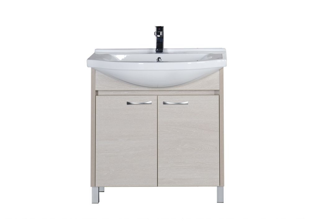 Тумба под раковину Aquanet Донна 80 белый дуб sun-id-275362 - Вид №3
