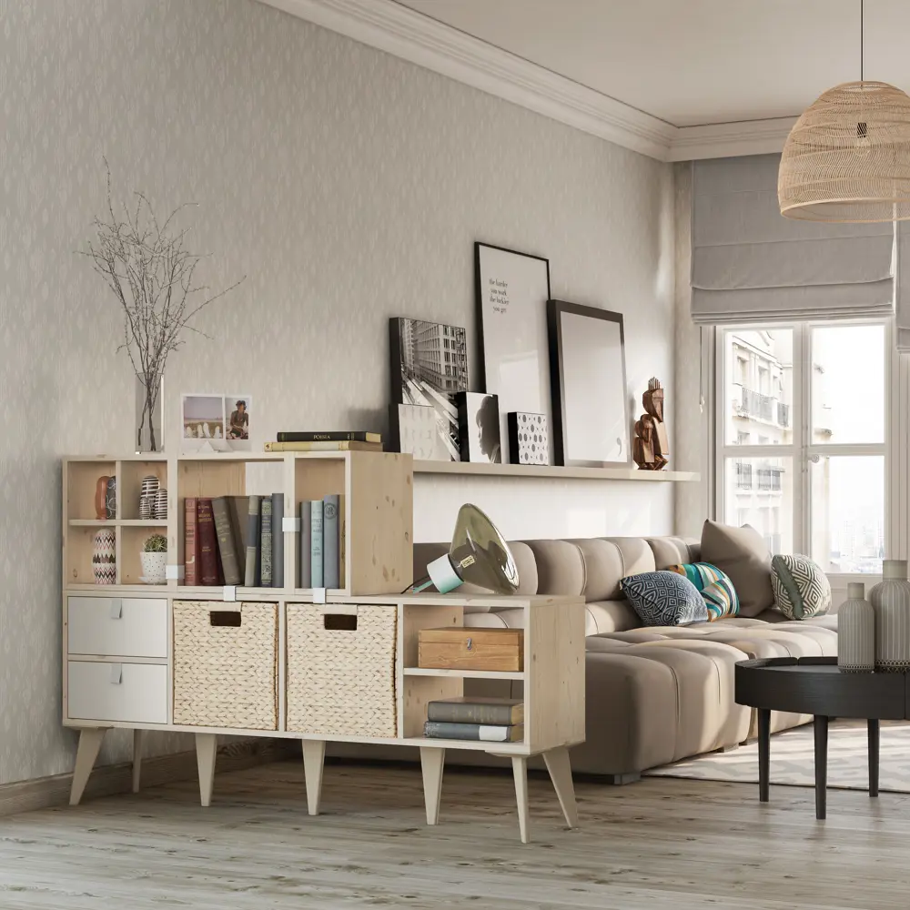 Скоба крепёжная для стеллажа Spaceo KUB 35 мм металл цвет белый STLM-2183089 - Вид №2