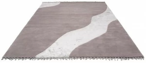 Bodema Прямоугольный шерстяной коврик ручной работы Water