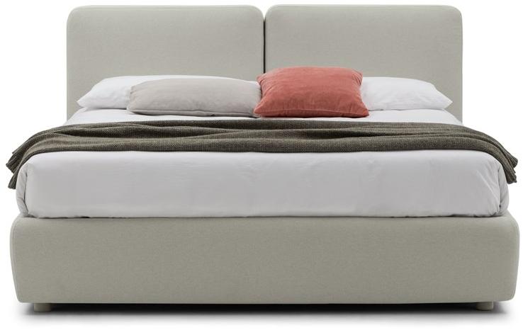 Bolzan Letti Кровать-контейнер с мягким изголовьем Feel sun-id-1483047 - Вид №1