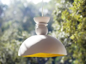 Керамический светодиодный подвесной светильник ручной работы