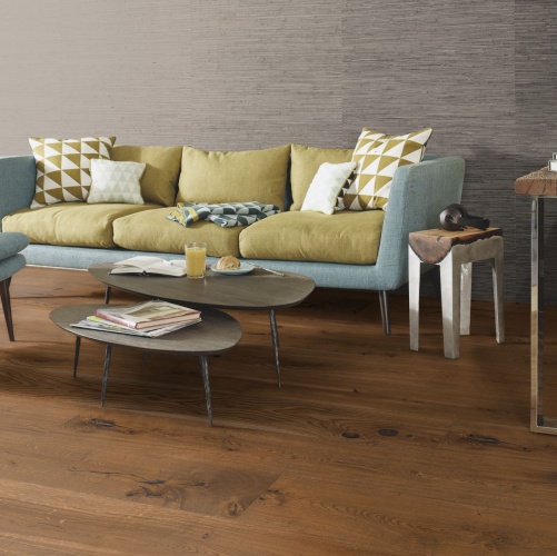 Инженерная доска Boen Chaletino Antique Дуб Рустик (Гладкая) 2750х300 мм EACYVKFD - Вид №1