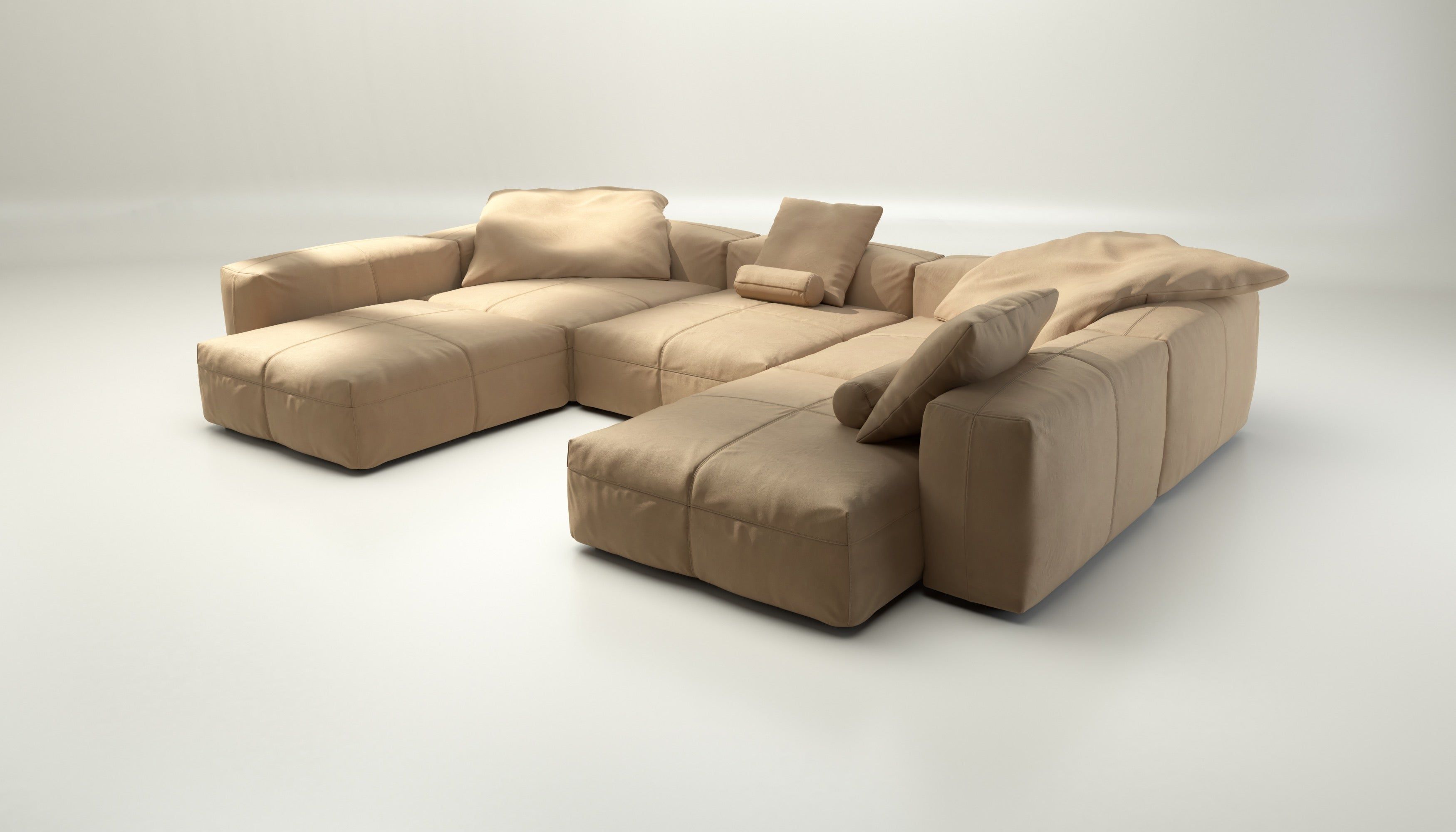 Кожаный модульный диван vetsak Leather ARCH-00148356 - Вид №6