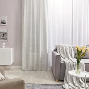 Штора на ленте Inspire Yoenne 140Х280 см цвет светло-серый 82486313 STLM-2073706