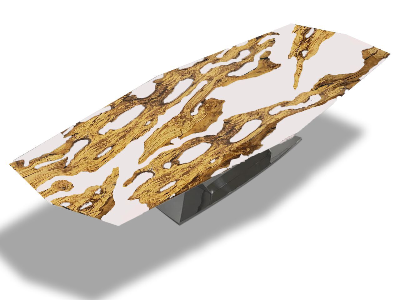 Восьмиугольный стол из смолы и оливкового дерева Legnor LEG2408734 / LEG2408735 ARCH-00035224 - Вид №8