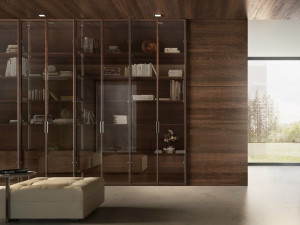 Стеклянная дверь