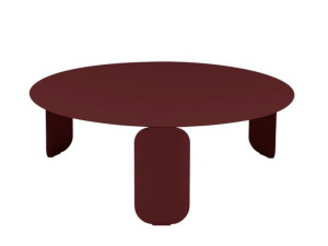 Стальной круглый садовый стол