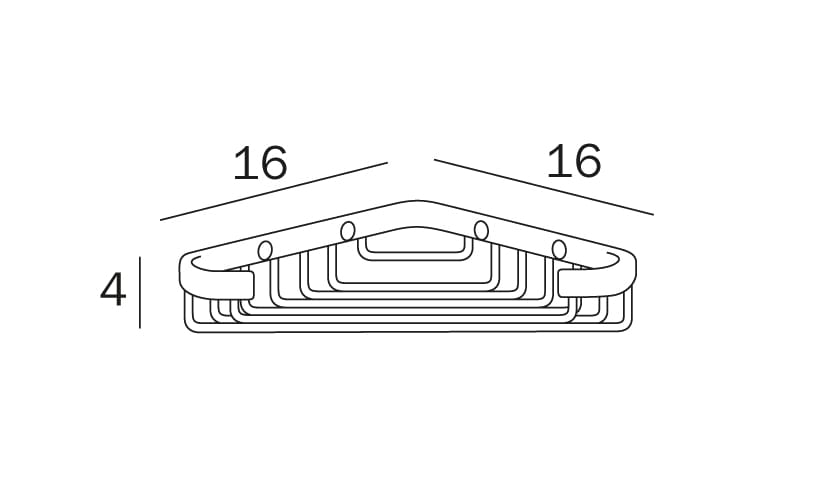 Настенная мыльница INDA® HOTELLERIE ARCH-00077322 - Вид №2