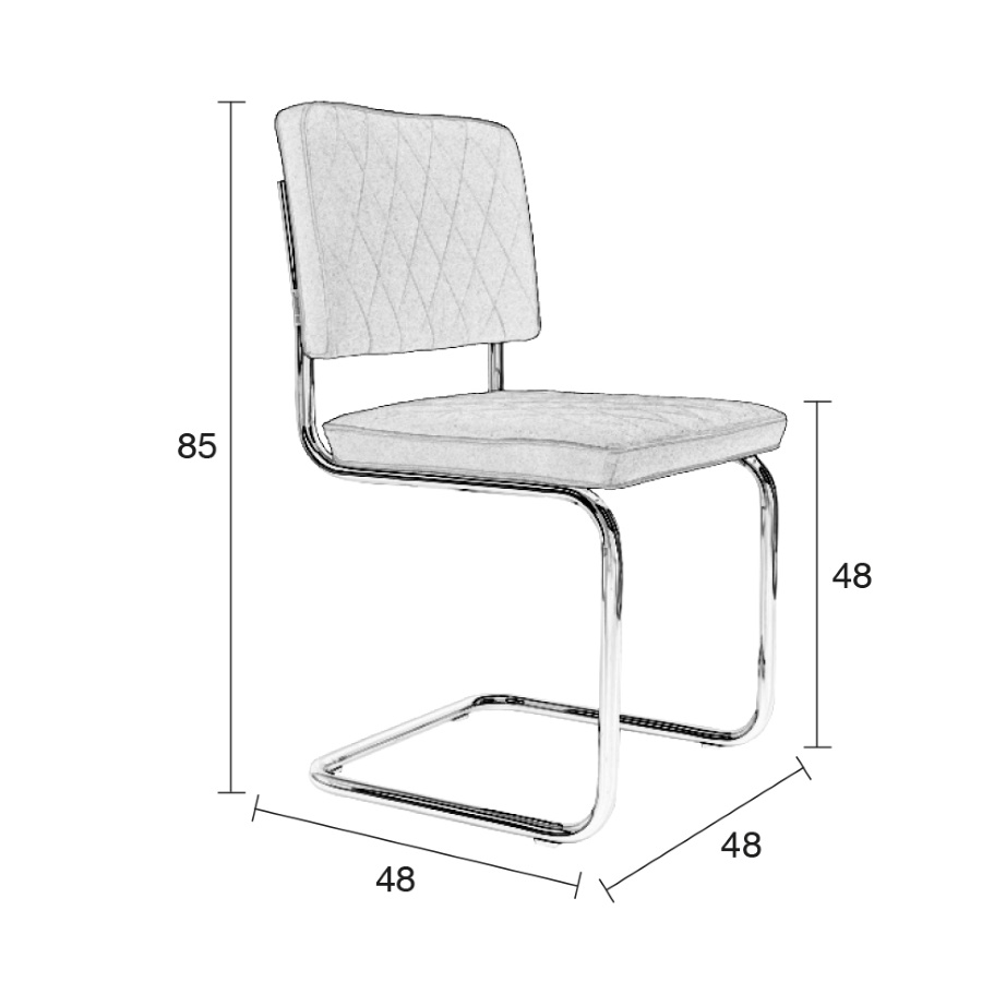 Стул Diamond темно-зеленый Zuiver 1100272 - Вид №16