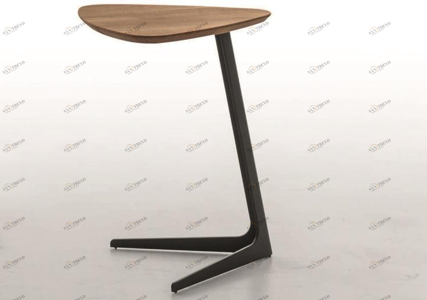 Tonin Casa Треугольный журнальный столик из дуба  T6021/h 