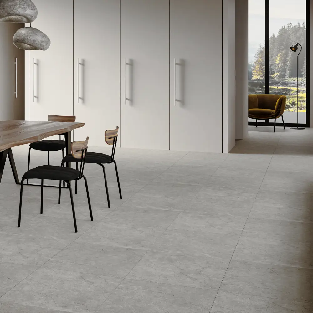 Глазурованный керамогранит Ceramente Stellare Fissura Mocca 60x60 см 1.44 м² матовый цвет серый 87506978 STLM-2025033