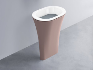 AMLA65-BL+AMPILO-BR+AMCOLO-CP Раковина Amedeo Ovale отдельностоящая cielo Enjoy + Amedeo