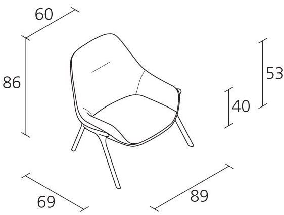 Alias Кресло из ткани Gran kobi sun-id-1479139 - Вид №6