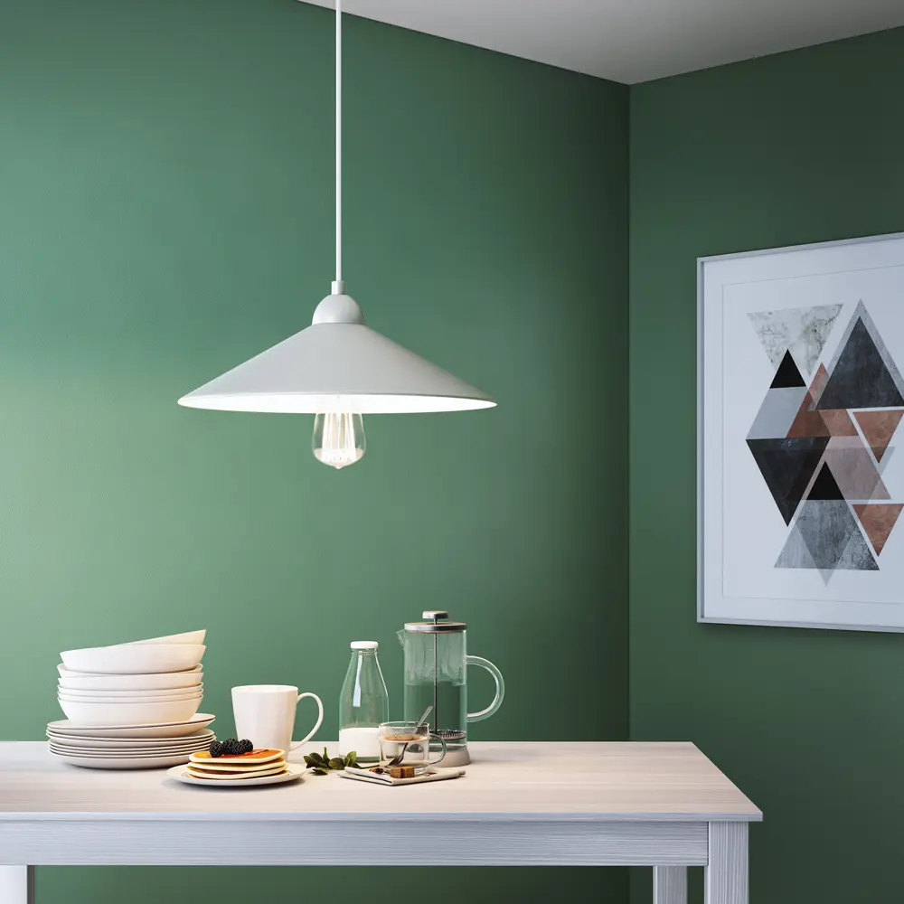 Светильник подвесной KREAFORTA Gapan цвет серый STLM-2127953 - Вид №6