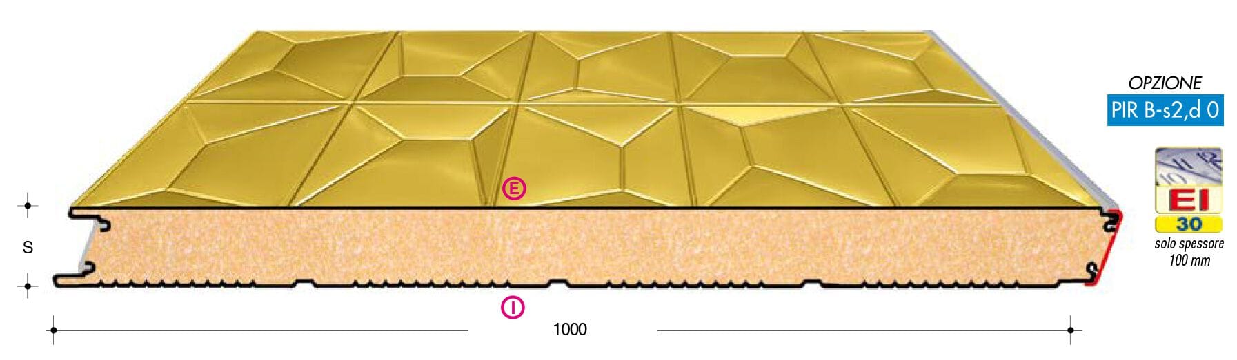 Изолированная металлическая панель для фасада ELCOM SYSTEM ТЕРМОПАРЕТЫ® ARCH-00147678 - Вид №33