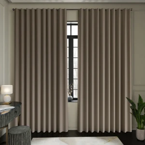 MIAMOZA Комплект штор Джулия с затемнением 150x250 см темно-бежевый 89417858