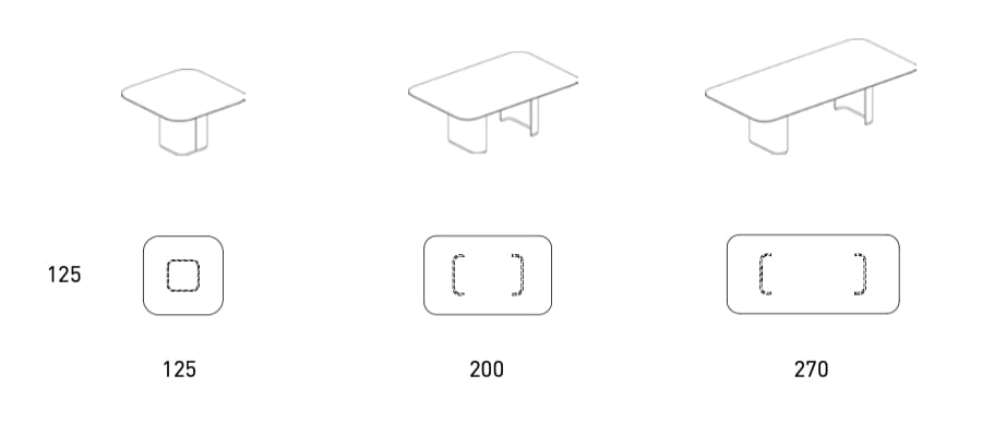 Деревянный прямоугольный стол для совещаний RENZ SPARK ARCH-00152137 - Вид №6