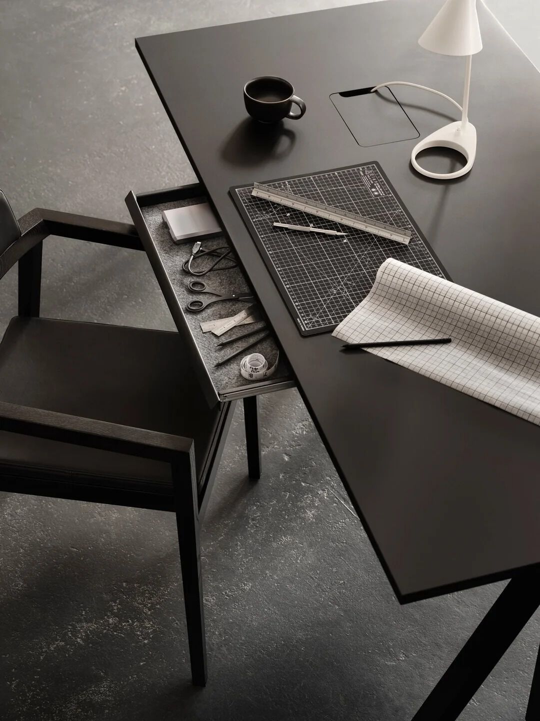 Стальной ящик с порошковым покрытием String Furniture String ® System ARCH-00076803 - Вид №3