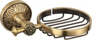 H6600/25GOLD Sanibano Nilo, настенная мыльница решетка, цвет золото