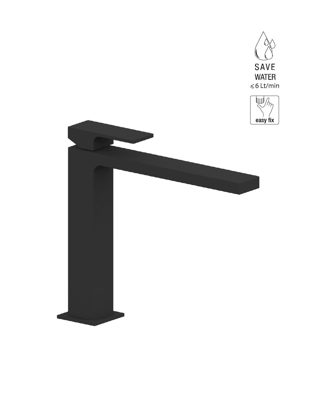 Однорычажный смеситель для раковины с ограничителем расхода Rubinetterie Frattini Vita Due ARCH-00031898 - Вид №7