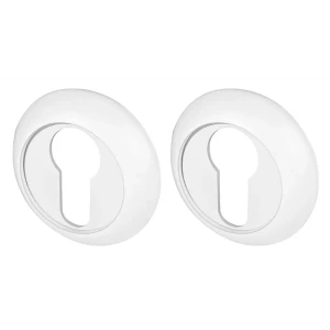 Накладка под цилиндр RM WH-19 цвет белый 2 шт.