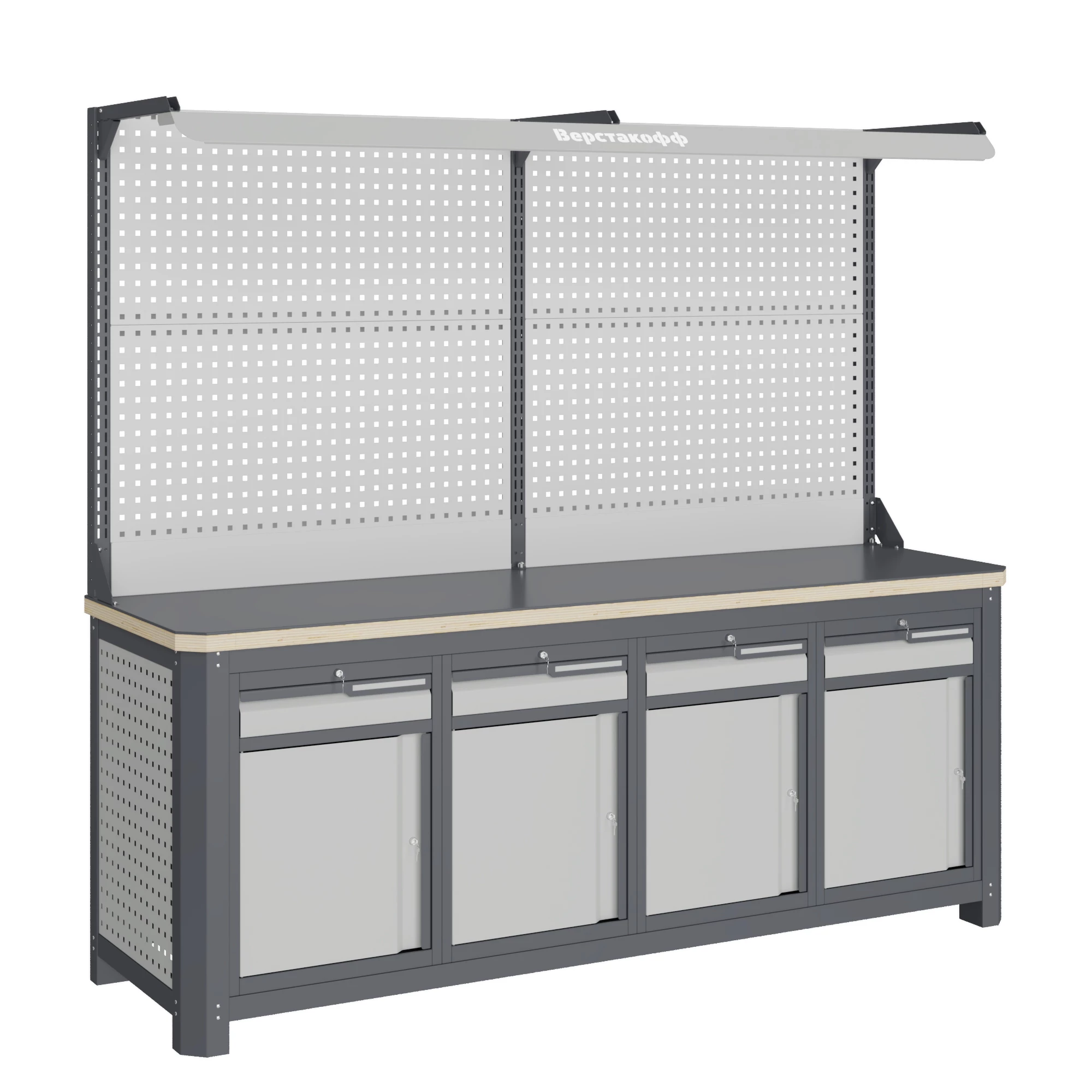 Модульный верстак MCN 2052.S8888-2F Верстакофф 111330