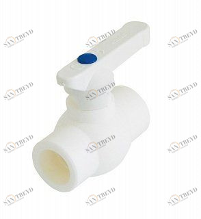 Кран шаровый KALDE D32 с рычагом белый 3242VLB320003