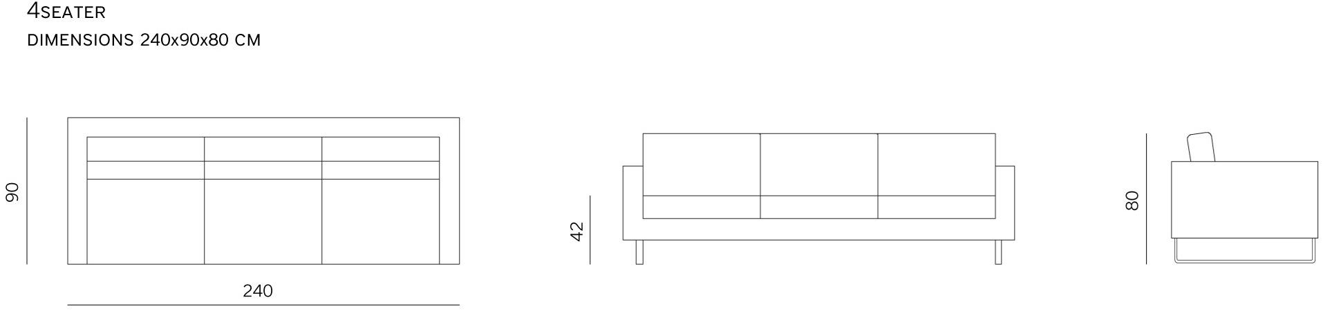 prostoria Диван из ткани Elegance sun-id-1480547 - Вид №7
