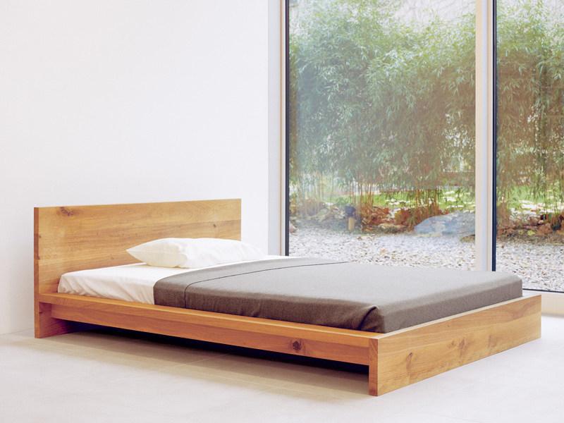 e15 Двуспальная кровать из дерева  Sl02  - Вид №1