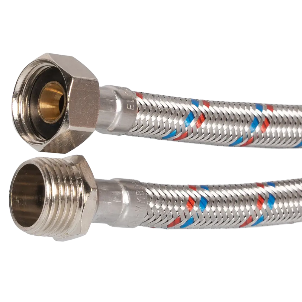 Гибкая подводка для воды Elka 1/2" 200 см наружная-внутренняя резьба STLM-2212115 - Вид №1