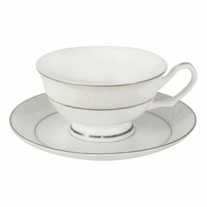 Чайный набор фарфоровый 12 предметов белый "Мелисента" ANNA LAFARG EMILY МЕЛИСЕНТА 00-3946927 Белый