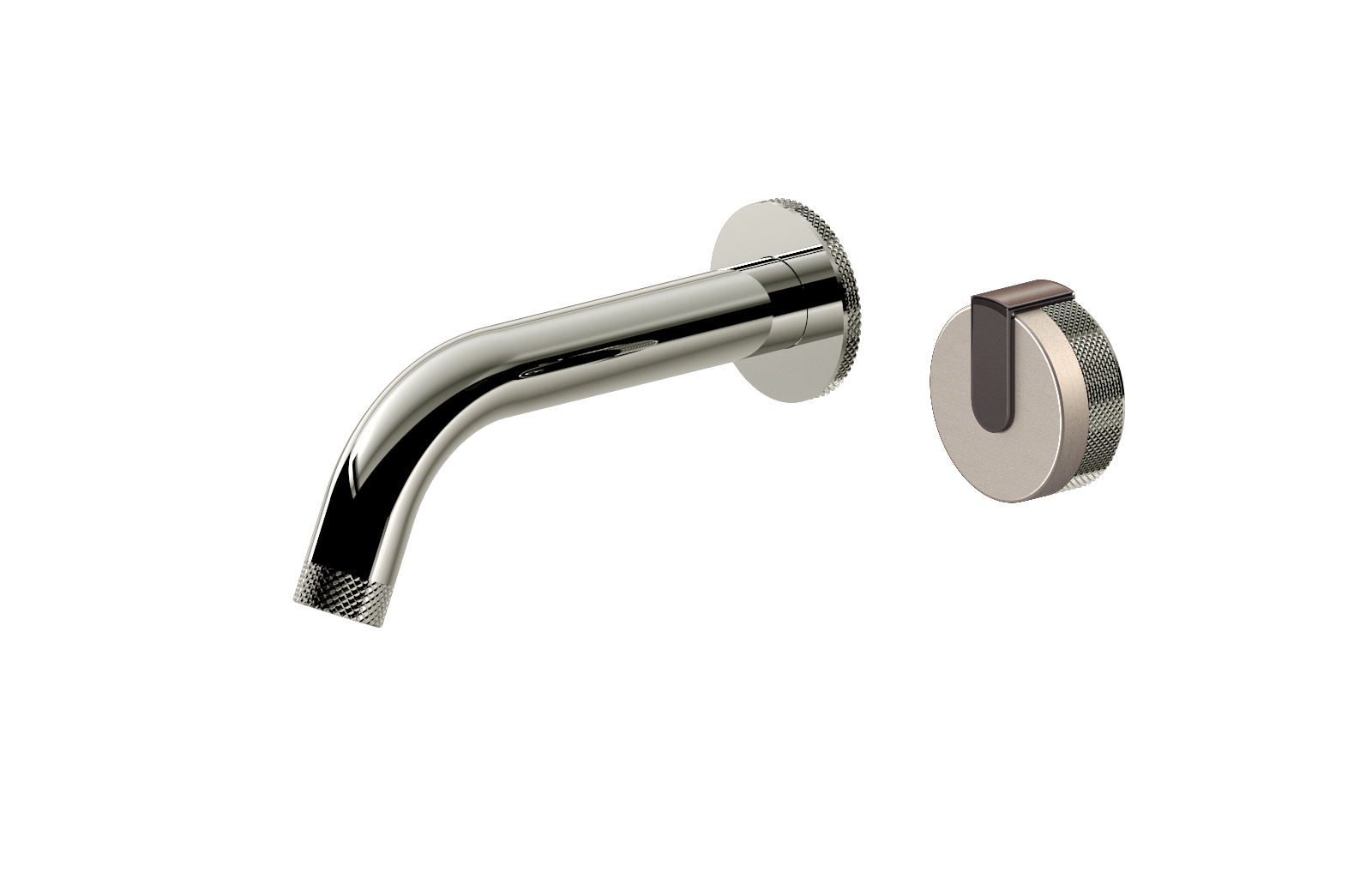 E-11535-R1SN-L1OX-PC Настенный прогрессивный смеситель скрытого монтажа для раковины GRAFF MOD+