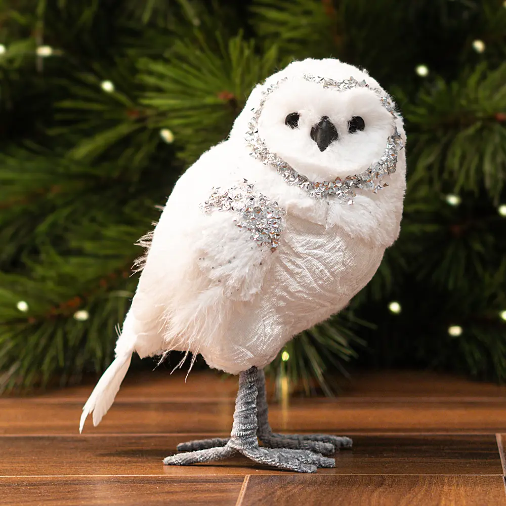 89368277 Декоративная фигура Сова 17x13 см STLM-1322028 Santreyd Christmas