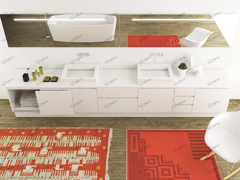 MOMA Design Тумба под умывальник напольная с дверцами с ящиками sun-id-1393155