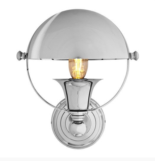 Бра Bancorp от Eichholtz хром 108638 EICHHOLTZ ПОД СТАРИНУ, ФОНАРЬ 059736 Хром  - Вид №1