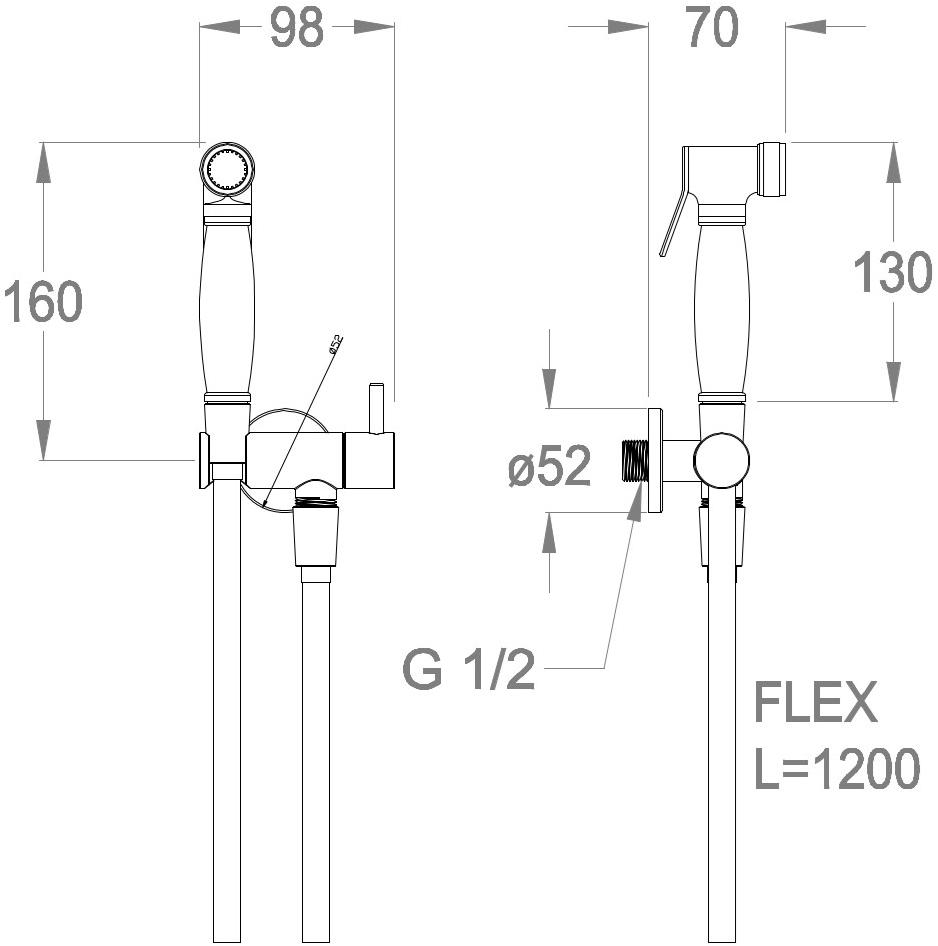 Fir Italia Doccetta отключение  1105400  - Вид №1