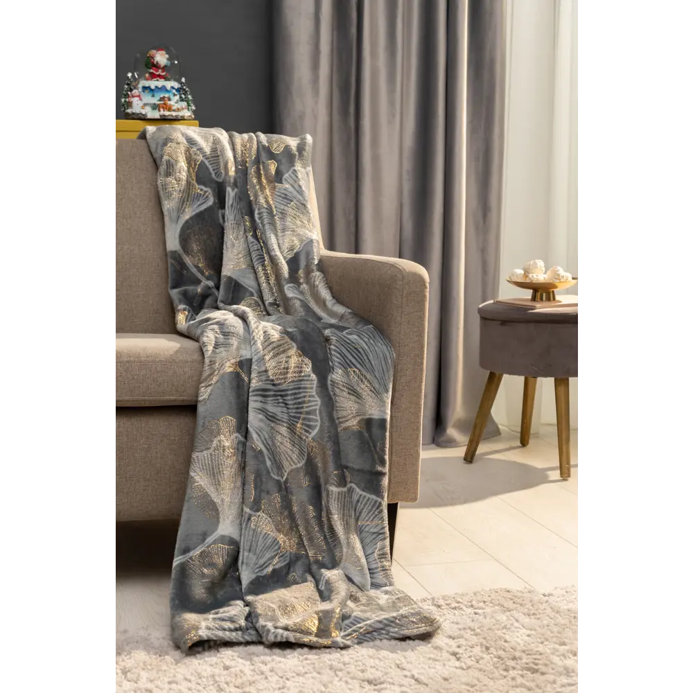 Плед Ardenza Maji 150x200 см фланель цвет серый STLM-2162488 - Вид №3