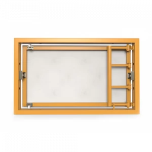 Ревизионный люк под плитку, распашной на присоске 600Х400