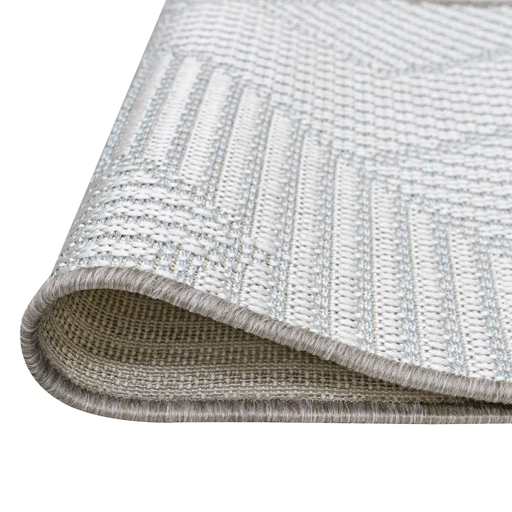 Циновка Дели 80x120 см полипропилен 84216_53311 цвет бирюзовый ROYALTAFT STLM-2080217 - Вид №3