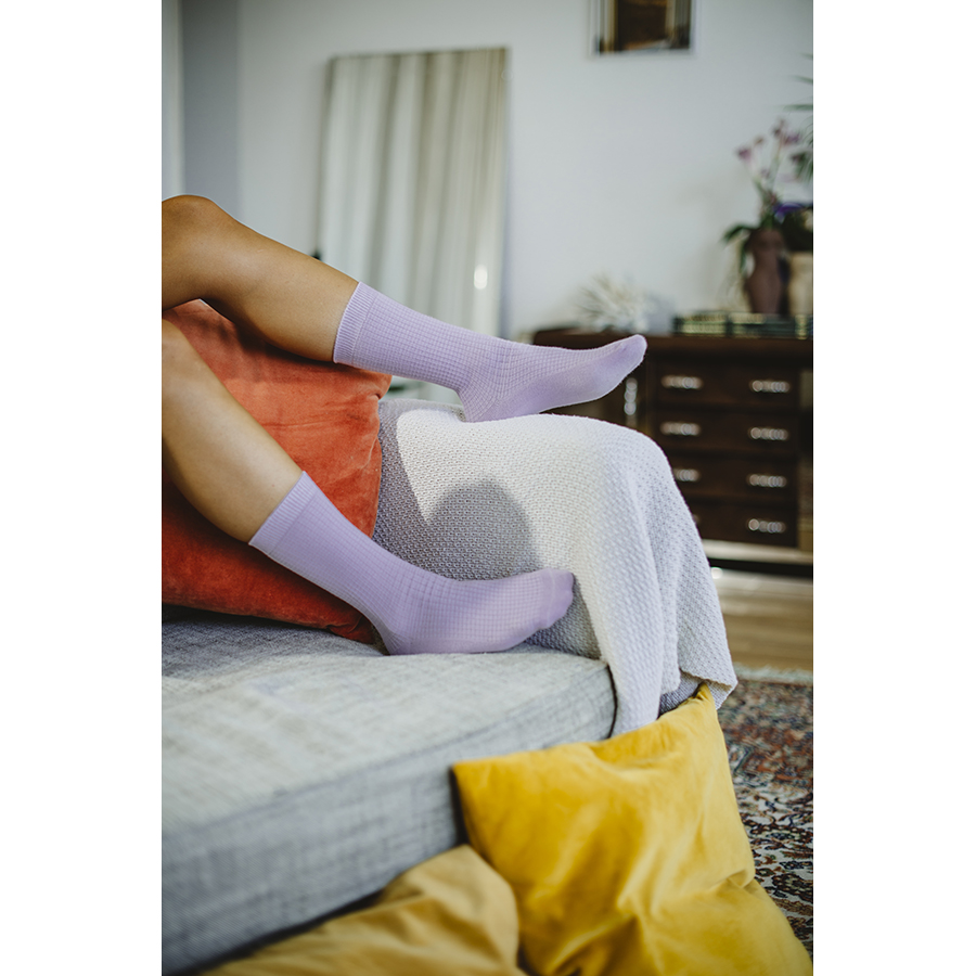 DYYOGSOPU Носки yoga mat сиреневые Doiy  - Вид №1